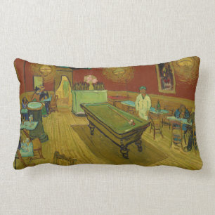Cojín Lumbar La noche Café de Vincent van Gogh (1888)