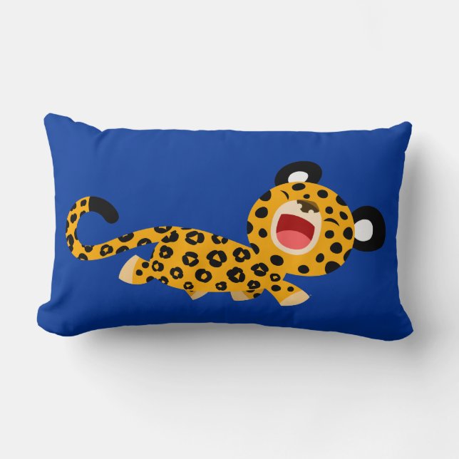 Cojín Lumbar La Personalizado caricia del leopardo Pillow (Anverso)