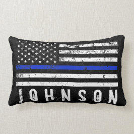 Cojín Lumbar La policía apenada diseñó nombre del personalizado