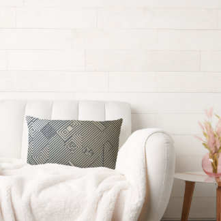 Cojín Lumbar La precisión de las formas: abstracción geométrica