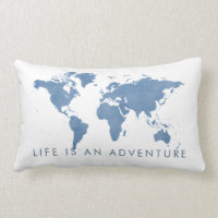 La vida es un mapa del mundo azul aventurero Los b