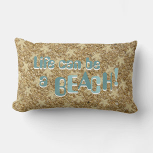 Cojín Lumbar La vida puede ser una playa