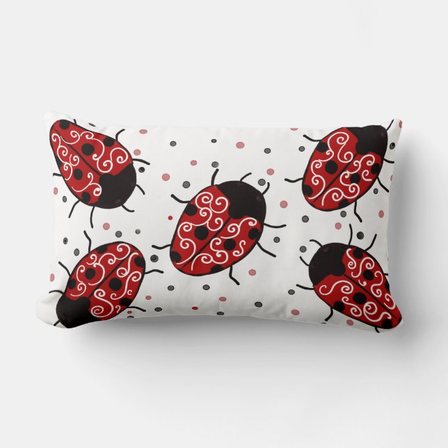 Cojín Lumbar Ladybug (Anverso)