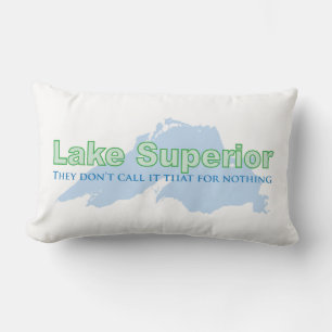 Cojín Lumbar Lago Superior; no lo llaman por nada