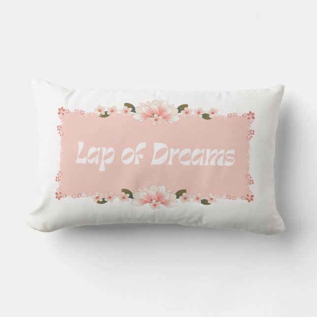 Cojín Lumbar Lap of Dreams Throw Pillow (Anverso)