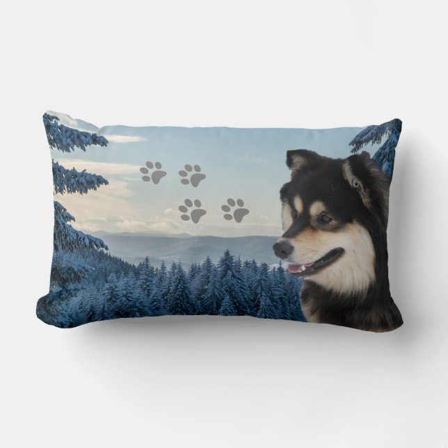 Cojín Lumbar Lapphund Roni finlandés (Anverso)