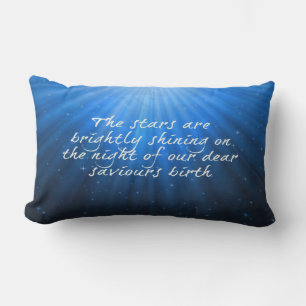 Cojín Lumbar Las Estrellas Brillan Sobre El Nacimiento De Los Q
