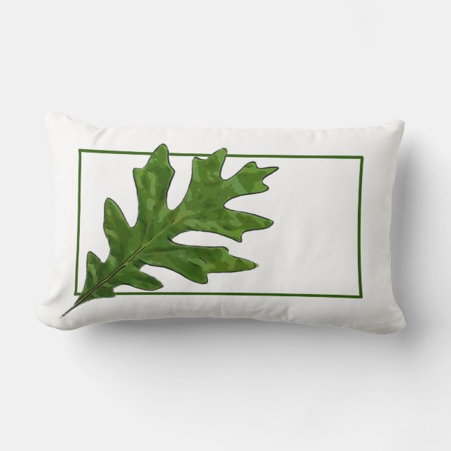 Cojín Lumbar Leaf de roble (Anverso)