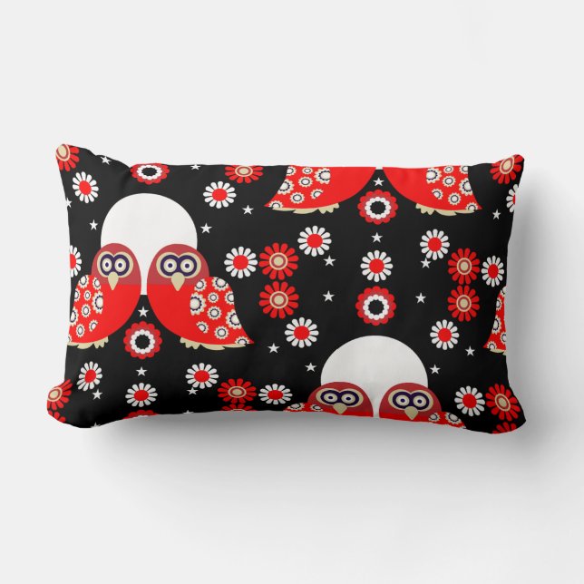Cojín Lumbar Lechuza de Arte Popular (Anverso)
