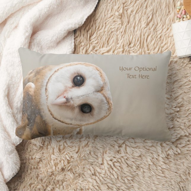 Cojín Lumbar Lechuza de grano de personalizado (Manta)