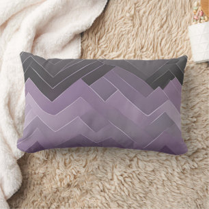 Cojín Lumbar Leer arte de IA morado