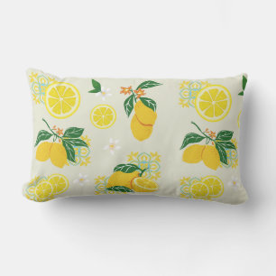 Cojín Lumbar Lemon Floral