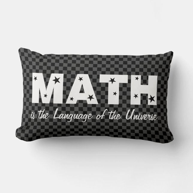 Cojín Lumbar Lenguaje matemático del universo (Anverso)