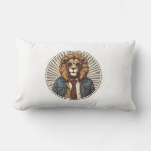 Cojín Lumbar León con gafas de sol