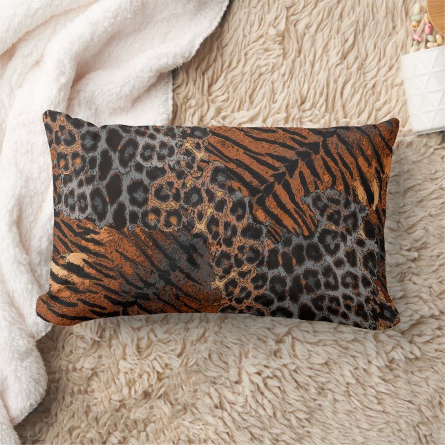 Cojín Lumbar Leopard tiger skin trendy (Manta)
