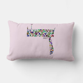 Cojín Lumbar Letra hebrea dalet