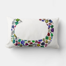 Cojín Lumbar Letra monográfica inicial C moda