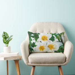 Cojín Lumbar Lilis blancas - Lilium candidum de flores de lirio