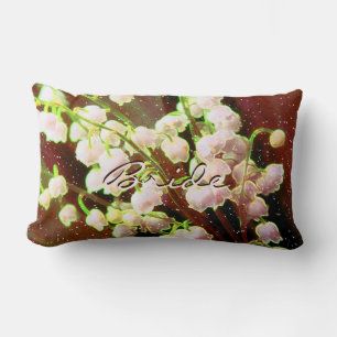 Cojín Lumbar Lily of the Valley - Pillow de la novia