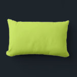 Cojín Lumbar Lime Green Lumbar Pillow 13" x 21"<br><div class="desc">Esto es para los amantes de la almohada. ¡Guay!</div>