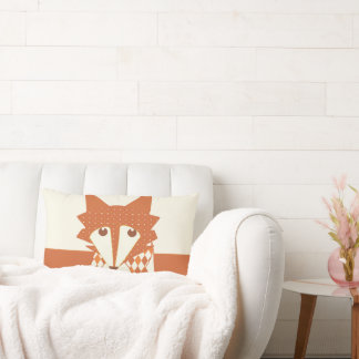 Cojín Lumbar Lime Monograma estilizado Fox Pillow