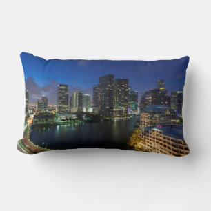 Cojín Lumbar Línea alta de la ciudad de Brickell Key
