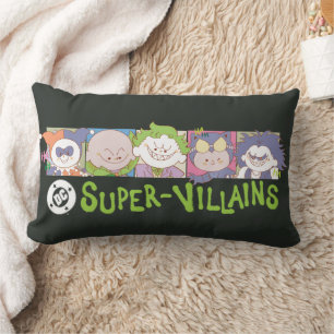 Cojín Lumbar Línea de dibujos animados de supervillanos de DC