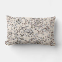 Linen Beige y Patrón Floral Gris Elegante