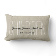 Linen Look Children Personalizado Keepsake