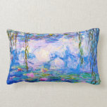 Cojín Lumbar Lirios de agua Claude Monet<br><div class="desc">Los lirios de agua Claude Monet fresco,  viejo,  principal,  obra maestra,  multa,  retored,  impresionismo,  pintura,  pintura,  vibrante,  saturada,  color,  hermoso,  agradable,  calidad,  alto,  resolución,  paisaje,  paisaje,  poste,  decoración,  colores,  París,  Francia,  mejor renovado,  vendedor,  colorido,  barato</div>