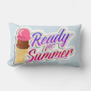 Cojín Lumbar Listo para el eslogan de la temporada de helado de