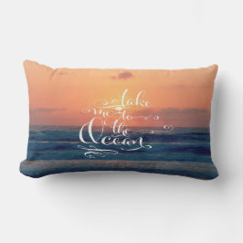 Cojín Lumbar Llévame al océano