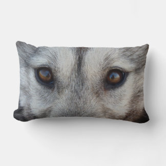 Cojín Lumbar Lobo Ojos Pillow Husky Lobo Pup Pillows Regalos
