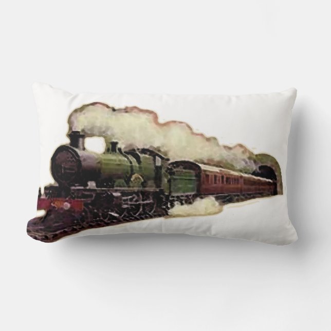 Cojín Lumbar Locomotora del tren (Anverso)