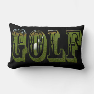 Cojín Lumbar Logo de Golf Dimensional Picture,