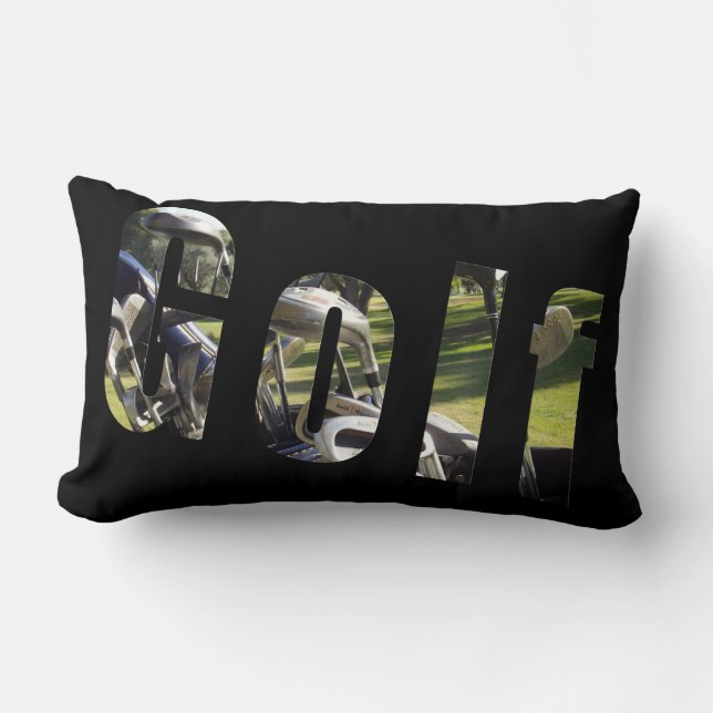 Cojín Lumbar Logo de Golf Picture, Lumbar Cushion. (Anverso)