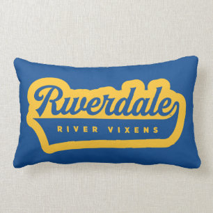 Cojín Lumbar Logo de Riverdale River Vixens