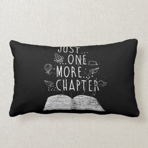 Cojín Lumbar lombriz de libros sólo un capítulo más leyendo 