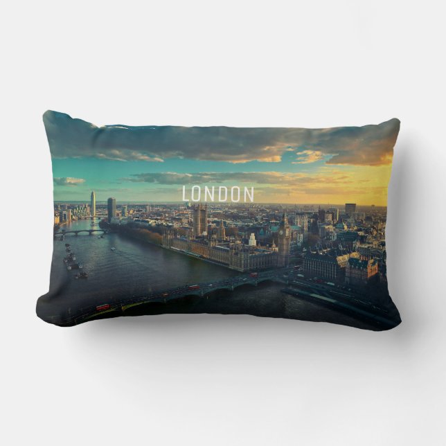 Cojín Lumbar Londres - Támesis (Anverso)