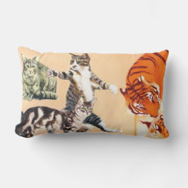 Cojín Lumbar Los gatos van a jugar