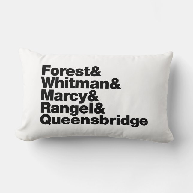 Cojín Lumbar Los proyectos (Anverso)