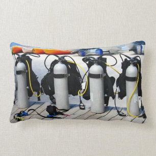 Cojín Lumbar Los tanques de oxígeno para el buceo con