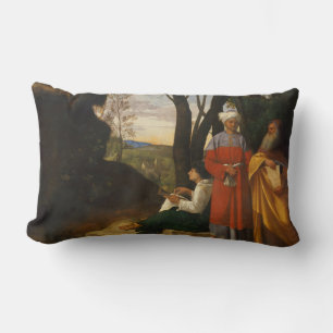 Cojín Lumbar Los tres filósofos (sabios) (de Giorgione)