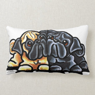 Cojín Lumbar Love Pugs