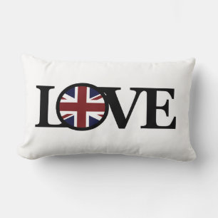 Cojín Lumbar LOVE Union Jack