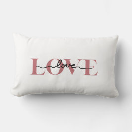 Cojín Lumbar LOVE Wedding Accent Pillow