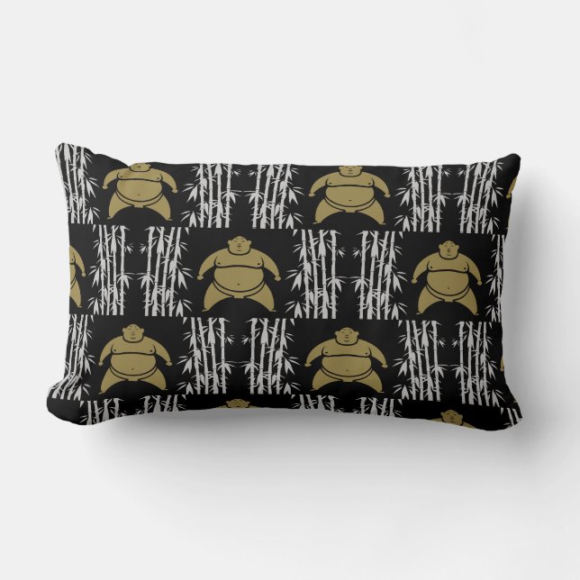 Cojín Lumbar Luchador de Sumo (Anverso)