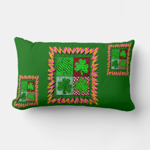 Cojín Lumbar Lucky Shamrocks -
