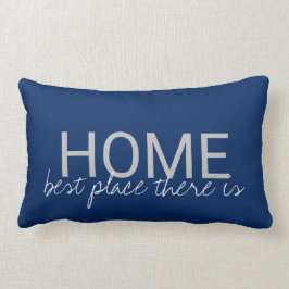 Cojín Lumbar Lugar CASERO de los azules marinos modernos el