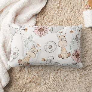 Cojín Lumbar Lumbar Pillow de los amigos zoológicos de 13" x 21